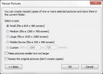 Image Resizer options Image Resizer options