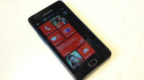Windows Phone pe Galaxy S2