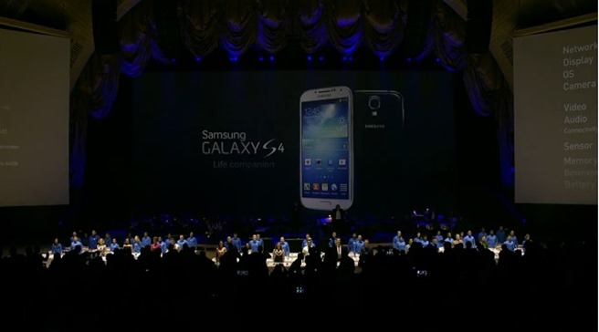 Samsung Galaxy S4 - Sala Prezentare