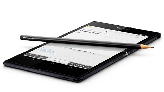 sony xperia z ultra entertainment and productivity handwriting