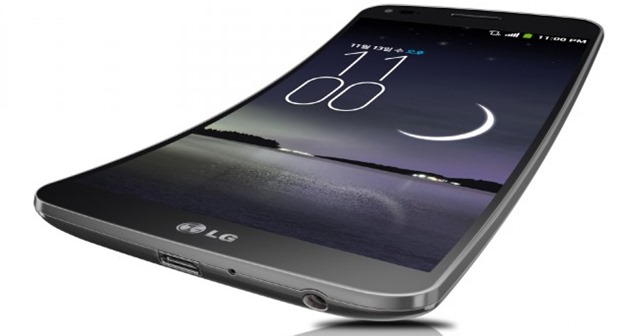 LG G Flex Android smartphone display flexibil