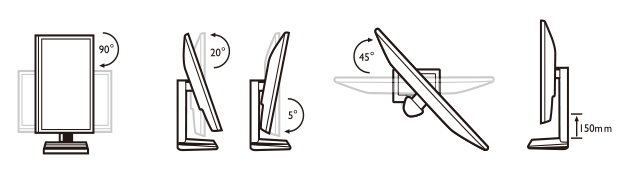 BenQ BL2710P Revie Picior Rotire