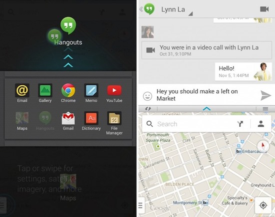 lg g flex lg g2 split-view