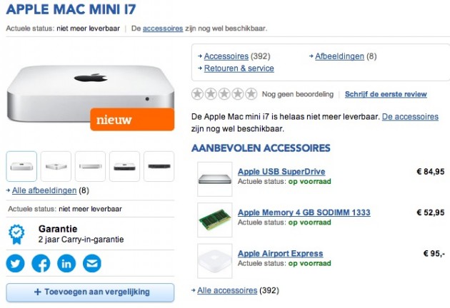 Apple Mac Mini belgia