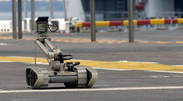Packbot irobot politist supraveghere.