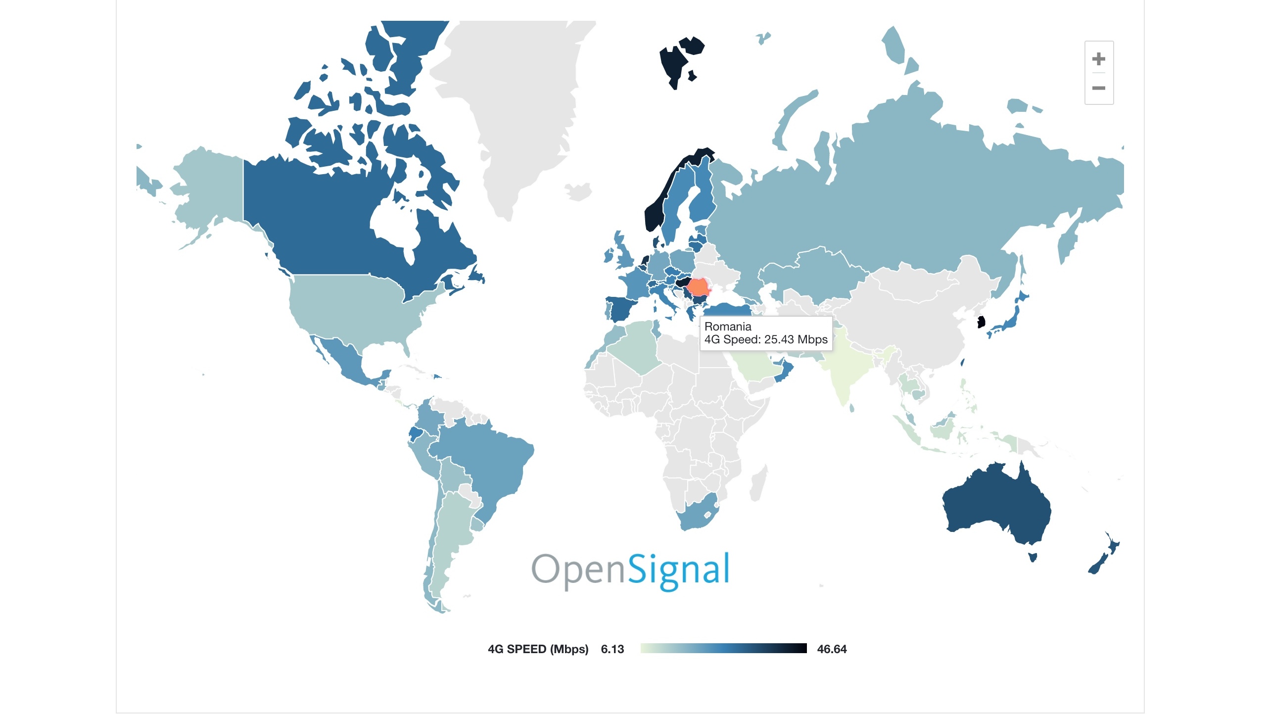 Cât de bine stă românia la semnal 4G