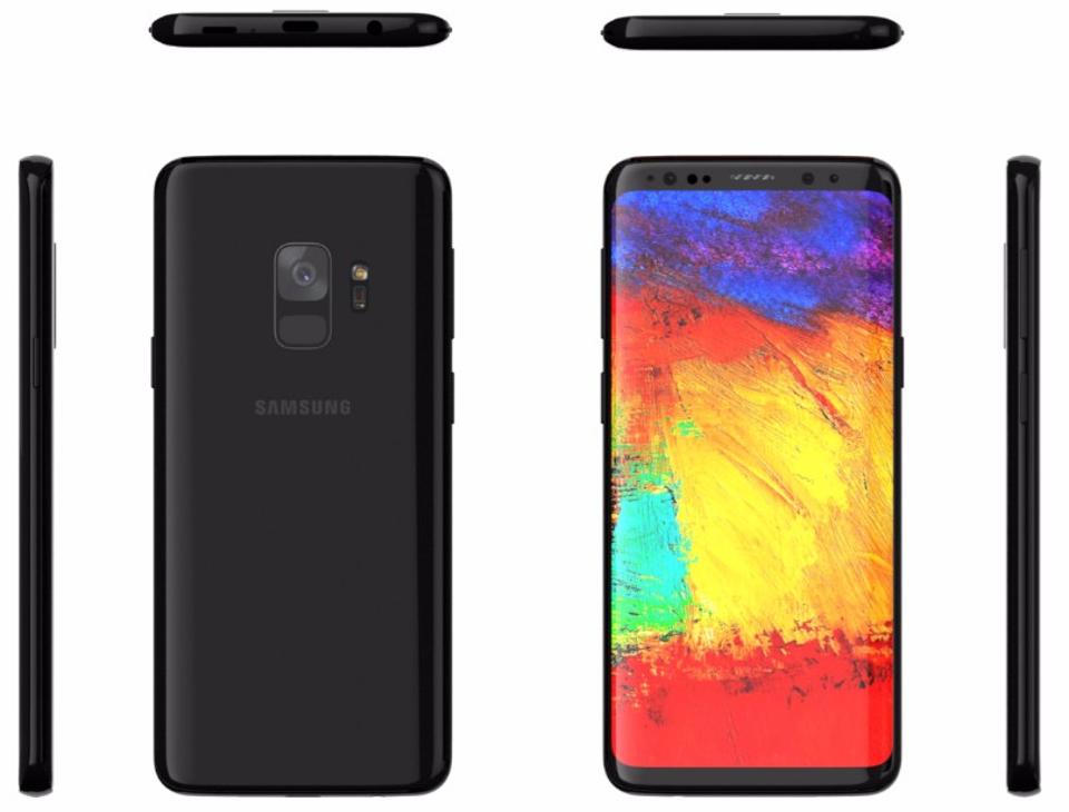 Samsung Galaxy S9: Cum arată designul final al telefonului