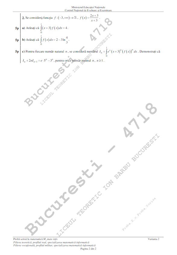 subiecte bac 2018 matematica