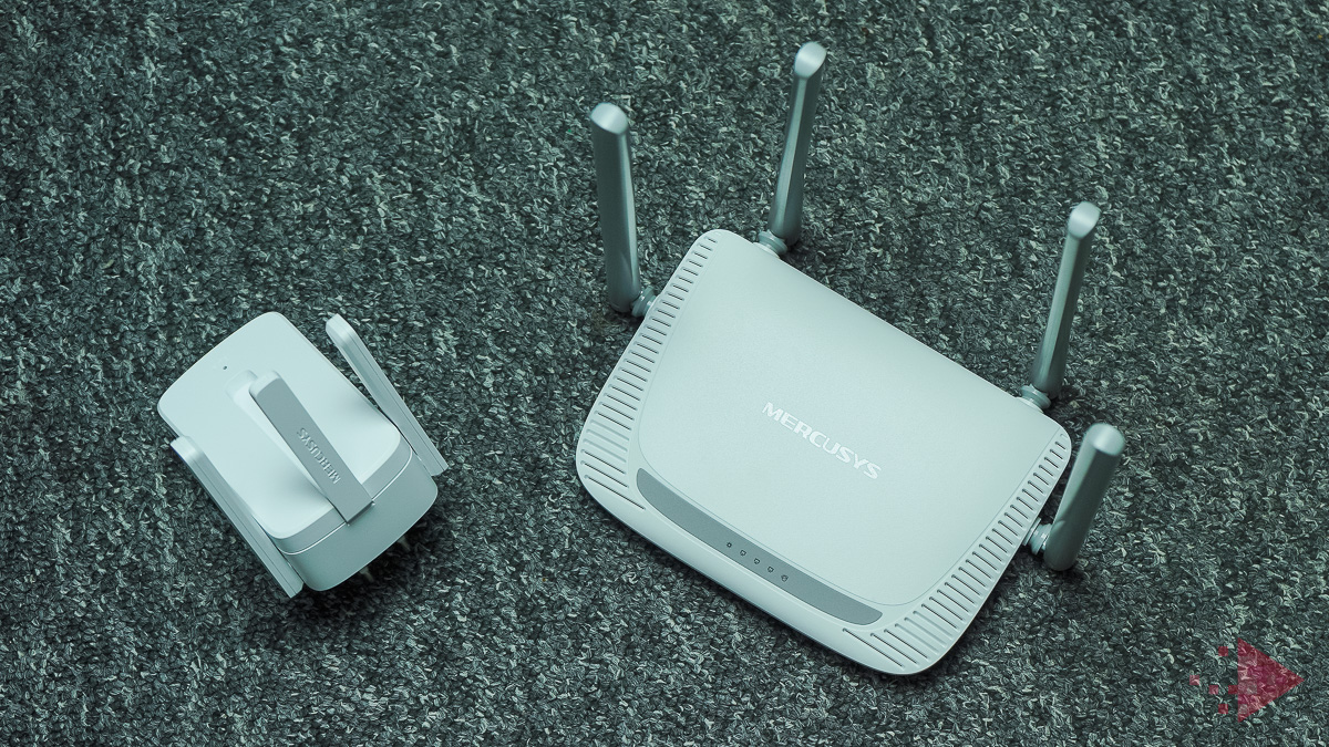 Merula Internet Router Gadgeturi pentru Wi-Fi în toată casa cu router și range extender Mercusys