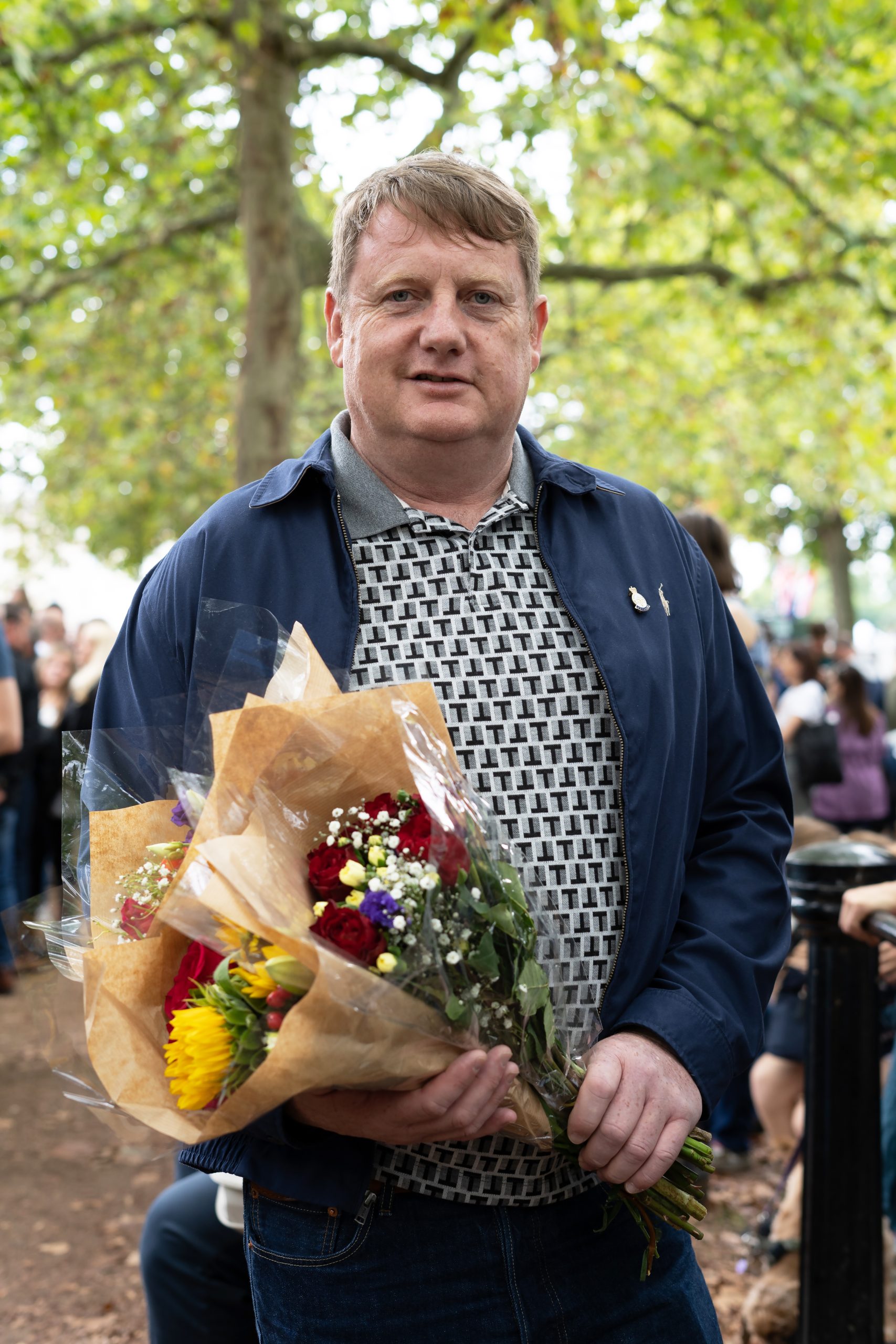 Chris Doick, a venit din Birmingham împreună cu fiul său