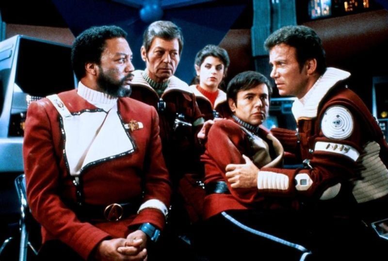 Imagine din filmul Star Trek II The Wrath of Khan din anul 1982