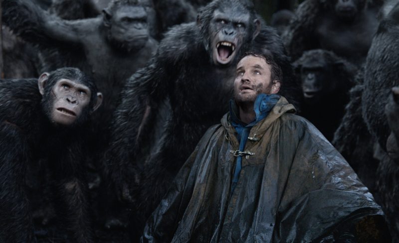 Scena din filmul Dawn of the Planet of the Apes din 2014