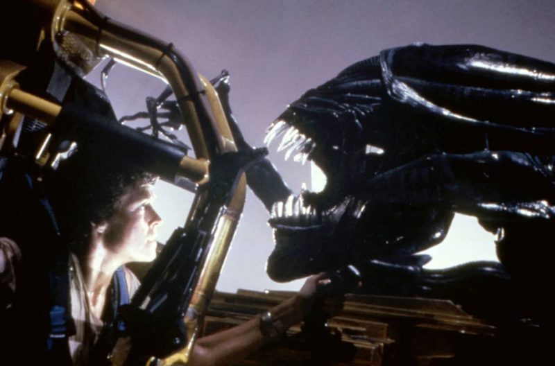 Sigourney Weaver în "Aliens, 1986