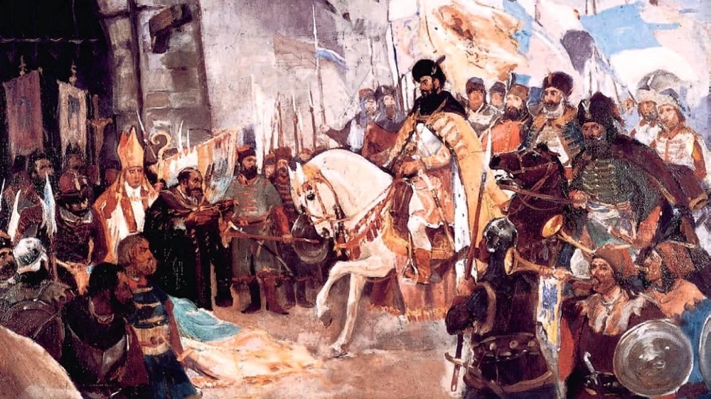 Intrarea lui Mihai Viteazul în Alba Iulia. Foto arhivă Historia