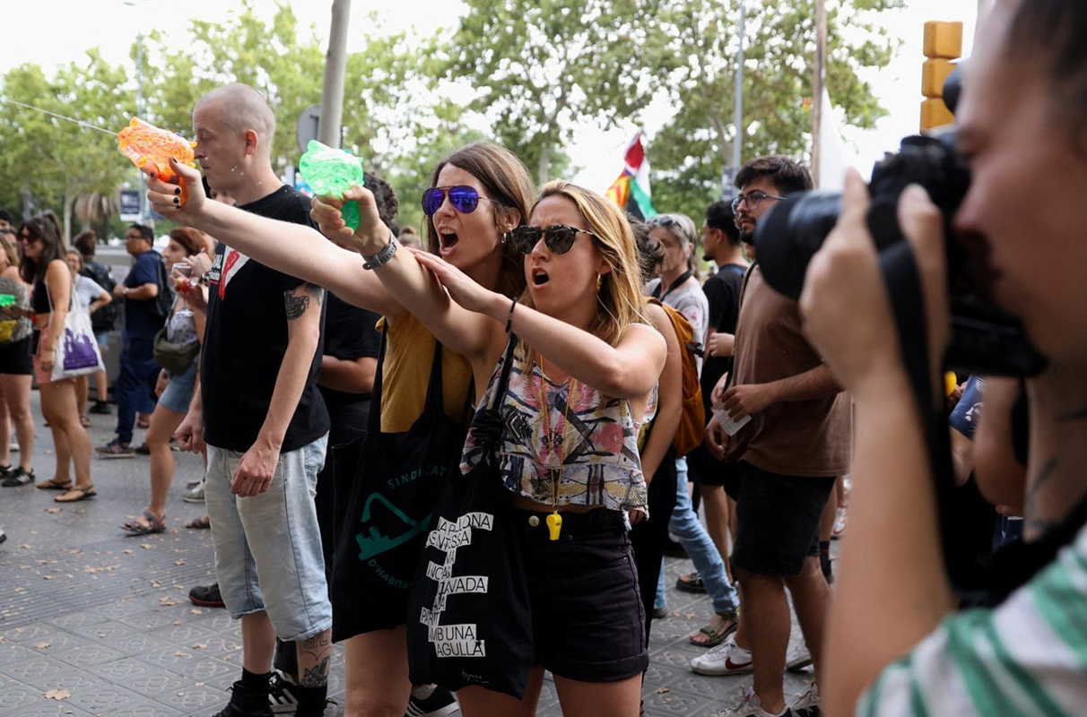 Proteste Spania turism de masa 1