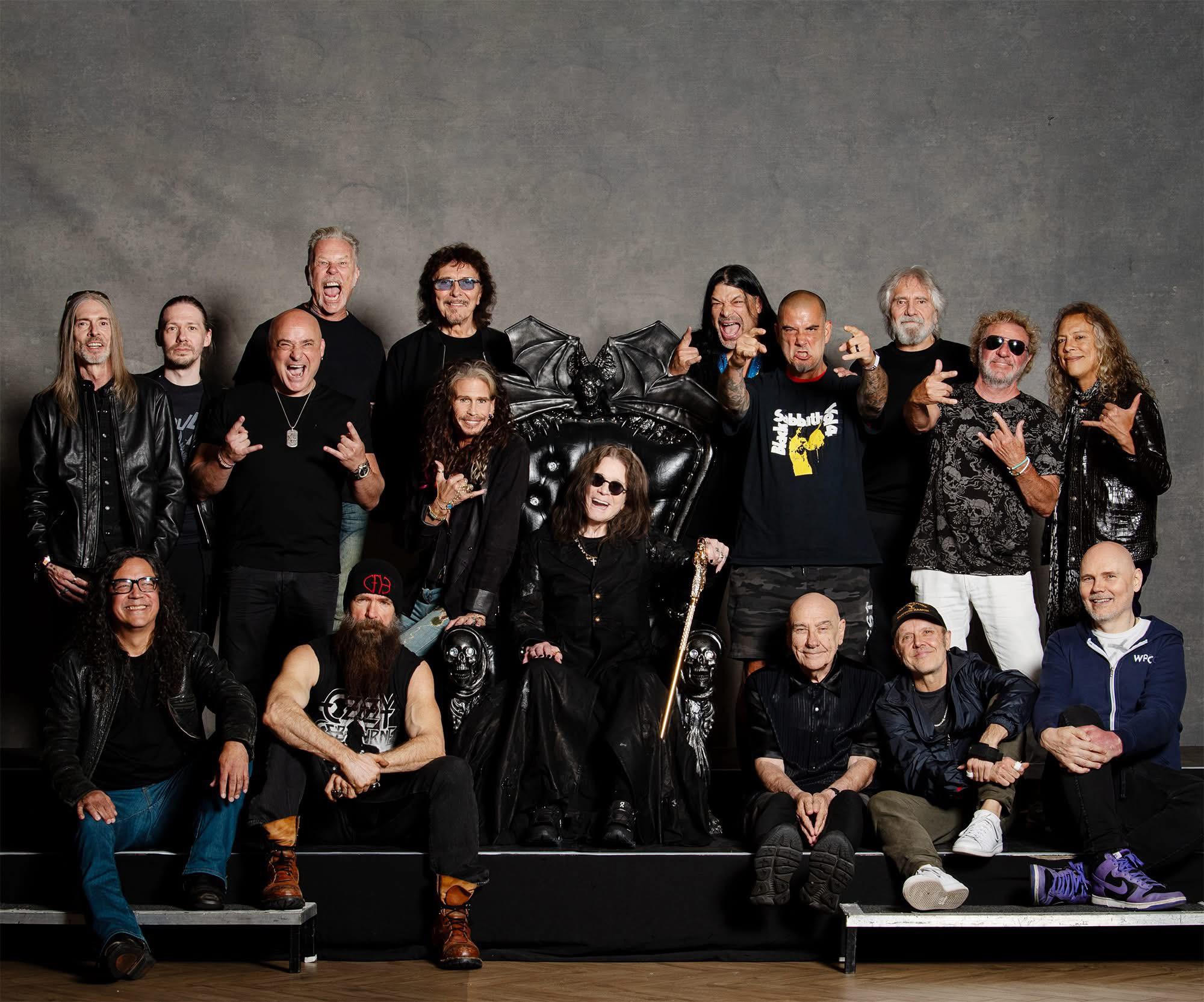 ozzy osbourne alaturi de cele mai importante trupe rock