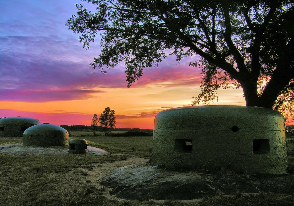 Imagine din interiorul labirintului nazist din vestul Poloniei