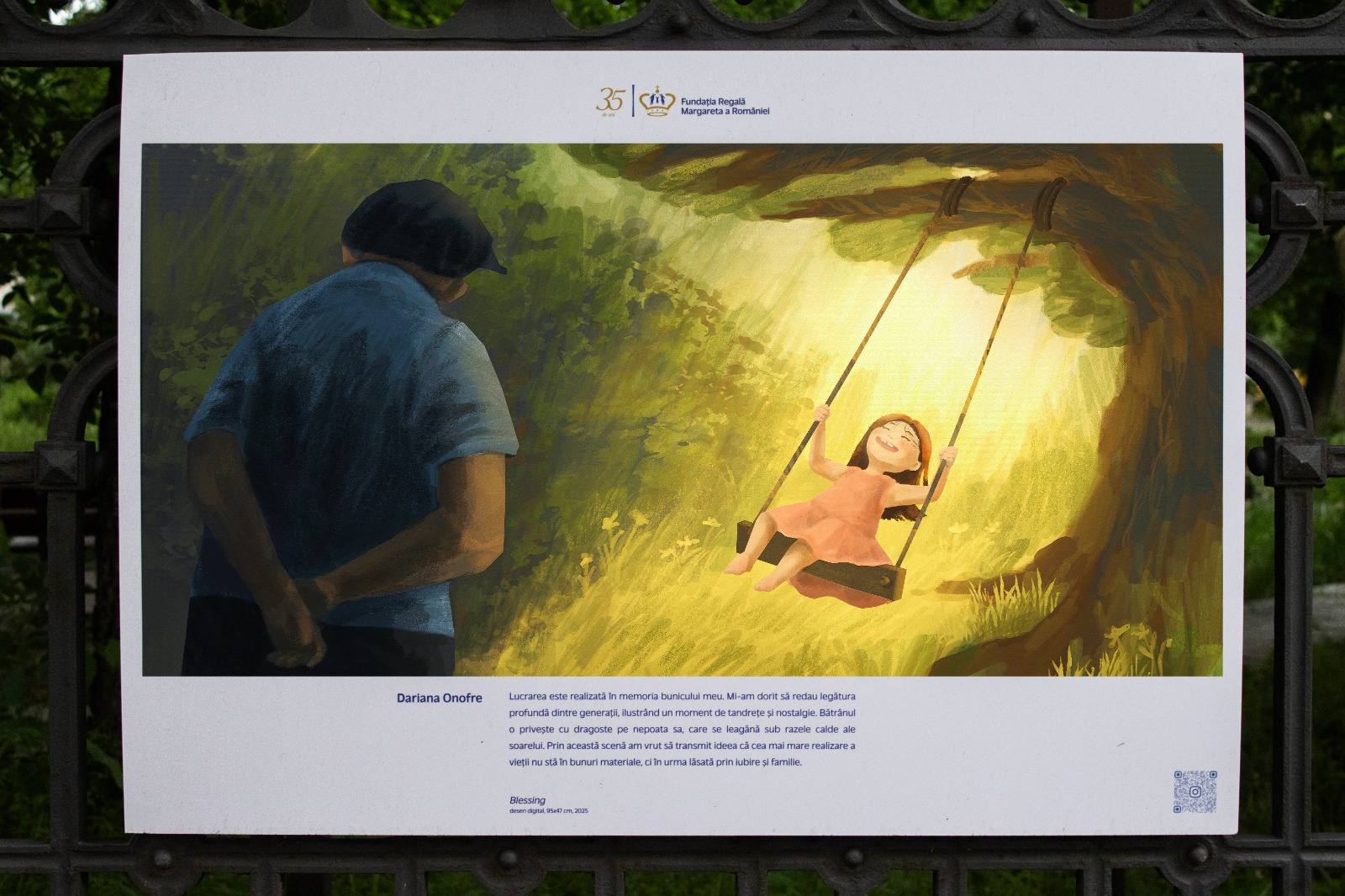 Dariana Onofre își exprimă emoțiile prin artă.Sursa foto: arhivă personală