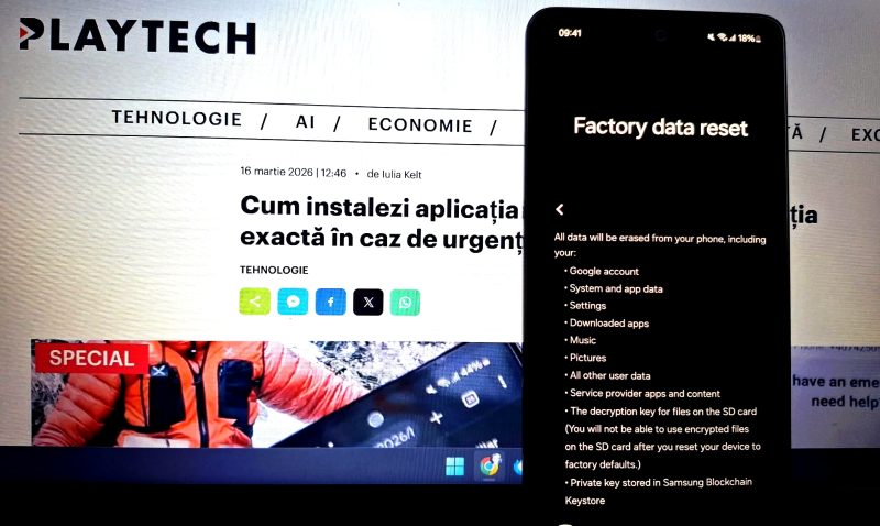 Cum faci factory reset pe Android: așa îți resetezi telefonul corect, cum îți poate salva performanța VIDEO