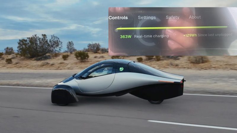 Mașina solară care produce dimineața mai mult curent decât panourile de pe casă pare SF, dar există deja