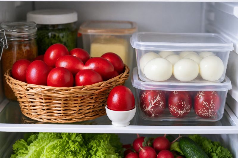 Cât timp poți consuma ouăle de Paște și cum este corect să le păstrezi în frigider. În coajă sau decojite?