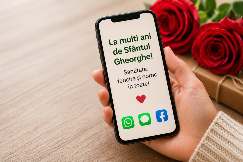 Mesaje și urări de Sfântul Gheorghe 2026. Idei pentru SMS, WhatsApp sau Facebook