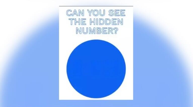 Iluzia optică care păcălește ochiul uman: tu vezi numărul ascuns din imagine