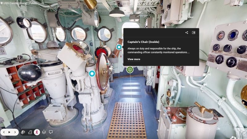 Nava de război pe care o poți vizita din sufragerie: tur virtual spectaculos la bordul unui distrugător din Al Doilea Război Mondial