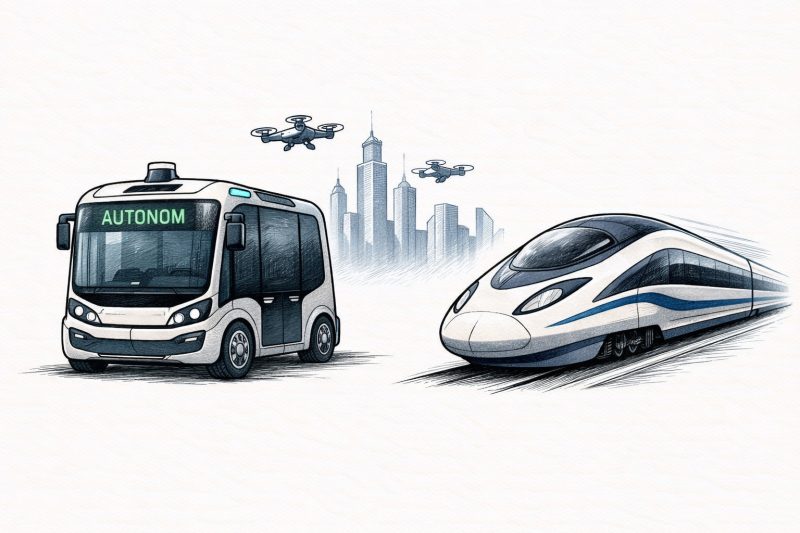 Transport public high-tech: Autobuze autonome și trenuri ultrarapide – ficțiune sau viitor apropiat?