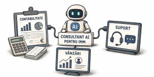 Consultantul AI pentru IMM: ce poți automatiza în contabilitate, vânzări și suport