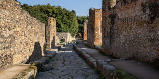 Descoperire surprinzătoare la Pompeii. Arheologii au găsit scheletul unui animal folosit în producția de pâine înainte de erupția Vezuviului