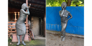 Furată din Germania, găsită în Buzău: statuia de bronz salvată de la fier vechi pentru că „era prea frumoasă”