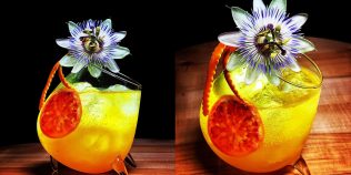 Cum faci un spritz de vară cu arome exotice – fructul pasiunii, falernum și romul agricol se mixează perfect cu un prosecco