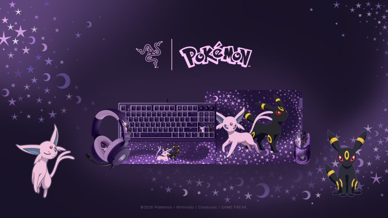 Razer lansează colecția Pokémon Espeon & Umbreon. Noile periferice de gaming ajung și în Europa