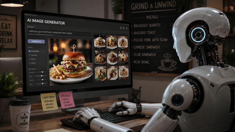 Un restaurant a stârnit un val de critici după ce și-a promovat preparatele cu imagini generate de AI. Reacția clienților a fost dură