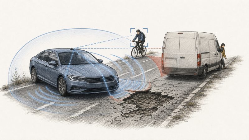Senzorii auto care te „păzesc” pe hârtie: cât de mult te ajută ADAS în traficul românesc