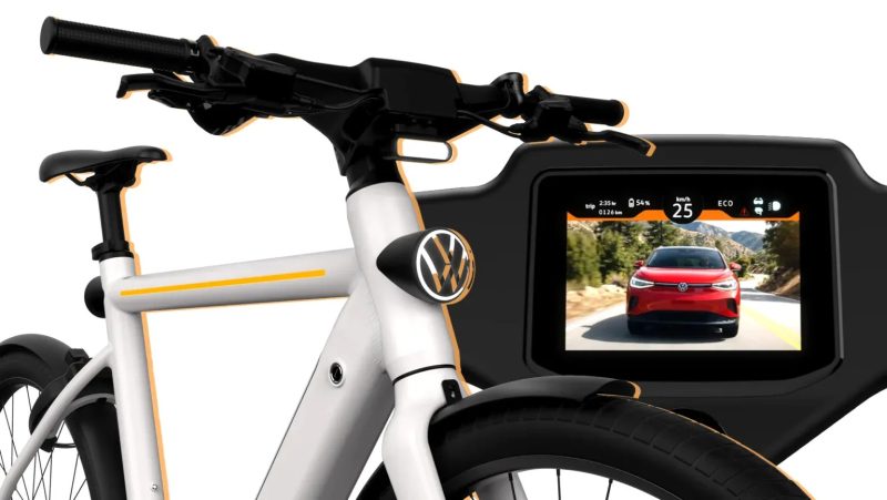 Volkswagen pune tehnologie de avion de vânătoare pe o bicicletă electrică: radar, cameră și ochelari inteligenți