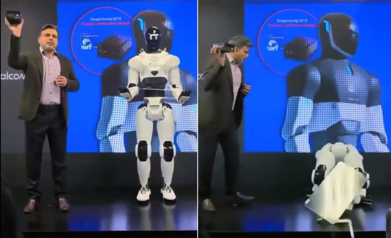 VIDEO | Robotul care a „leșinat” pe scenă, în mijlocul unei prezentări fastuoase organizate de Qualcomm