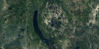 Crater uriaș descoperit din întâmplare pe Google Maps. Are 390 de milioane de ani și a fost creat de un meteorit