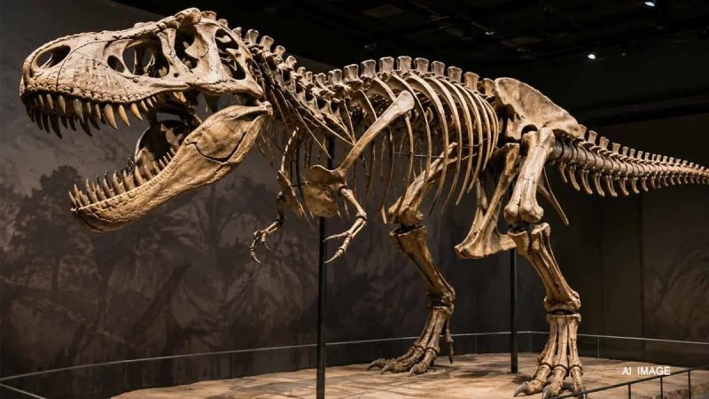 Un schelet de Tyrannosaurus rex a fost vândut cu o sumă record. „Gus” a rescris istoria licitațiilor din lume