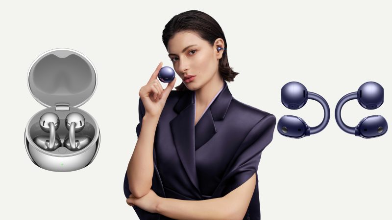 Huawei continuă transformarea căștilor într-un accesoriu de modă. FreeClip 2 S au AI, volum adaptiv și spațiu pentru cercei în carcasă