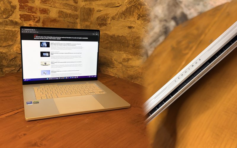 REVIEW ASUS Zephyrus G16 GU606 – un laptop finuț și discret care ascunde un monstru de gaming cu GeForce RTX 5080 și 64GB RAM