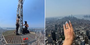 Cerere în căsătorie la 443 de metri, pe Empire State Building: protagoniștii documentarului Skywalkers au ajuns în custodia poliției